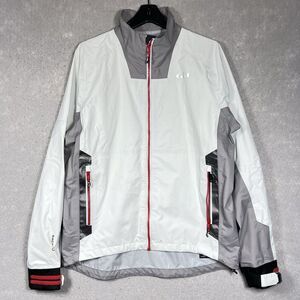 Gill Race Jacket Sailing RS01 Men’s Medium Silver Waterproof Fishing Nylon